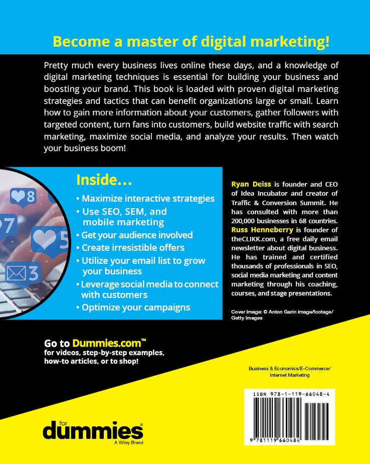 Digital Marketing For Dummies (For Dummies (Business & Personal Finance))