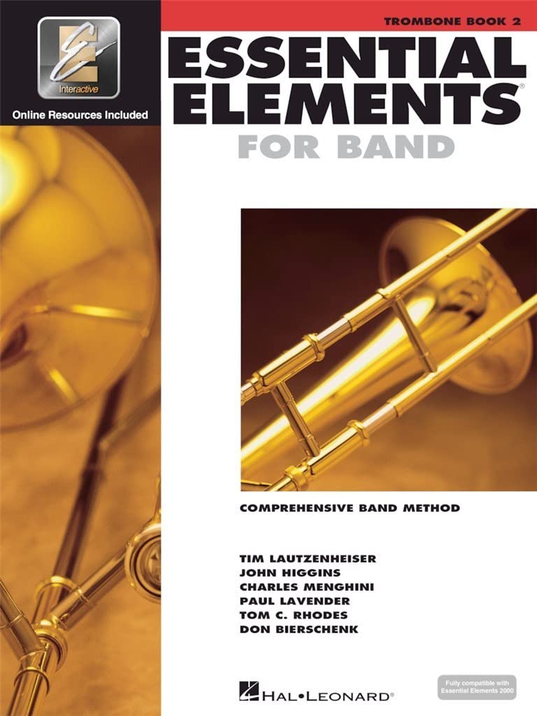 Essential Elements for Band - Trombone Book 2 with EEi  Comprehensive Band Method and Online Music Learning Tools  Hal Leonard Music Instruction Book for Students and Teachers