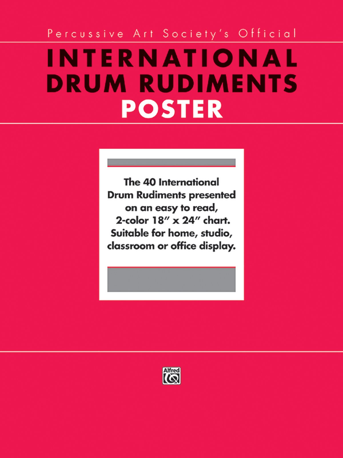 International Drum Rudiments: Poster
