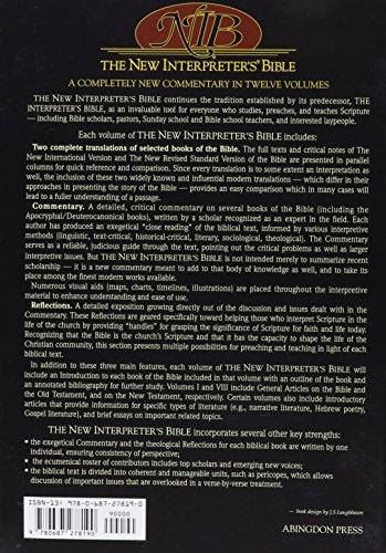The New Interpreter's Bible: General Articles & Introduction, Commentary, & Reflections for Each Book of the Bible Including the Apocryphal/Deuterocanonical Books in Twelve volume: 6