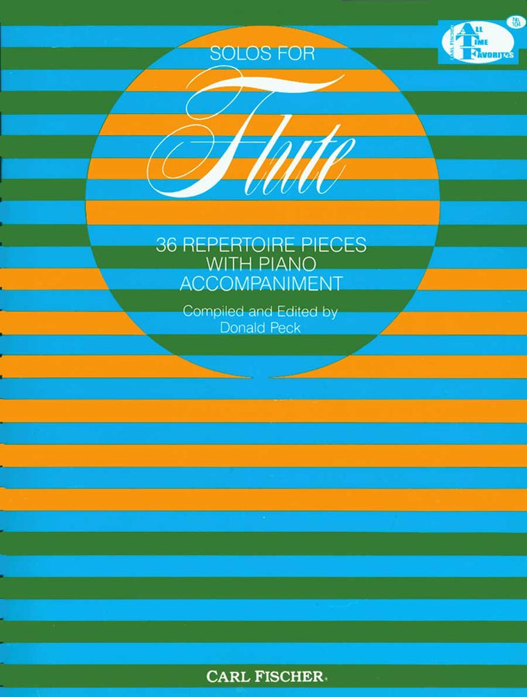 Solos for Flute: 36 Repertoire Pieces With Piano Accompaniment