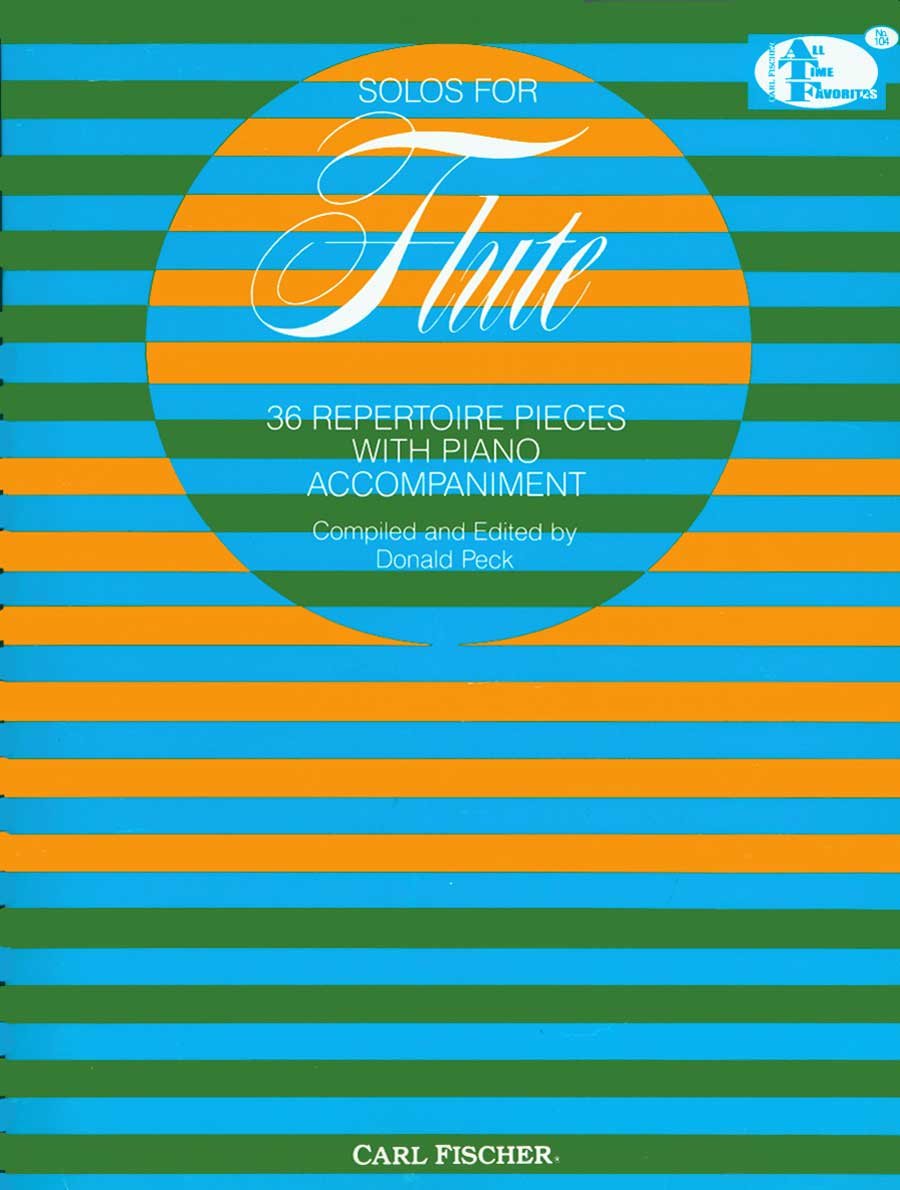 Solos for Flute: 36 Repertoire Pieces With Piano Accompaniment