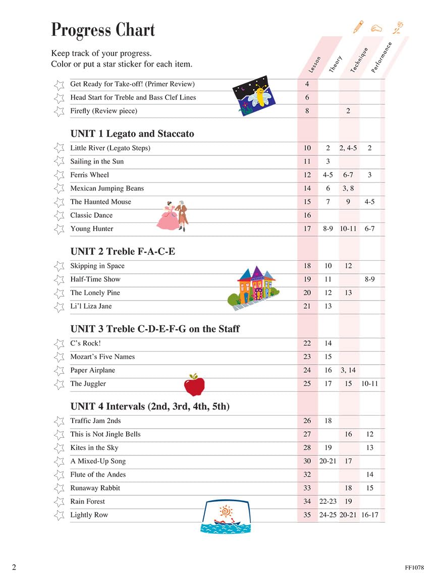 Piano Adventures: Lesson Book - Level 1, 2nd Edition  Beginner Piano Method Book  Sheet Music Songbook with Chords and Grand Staff Reading  Faber Piano Method Book for Kids and Adults