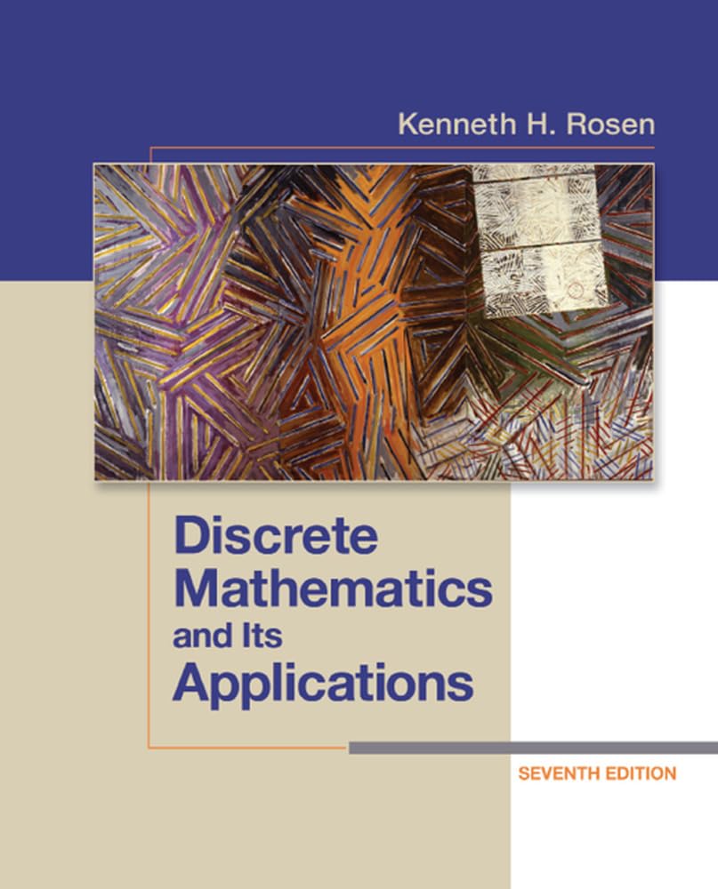 Discrete Mathematics and Its Applications Seventh Edition by