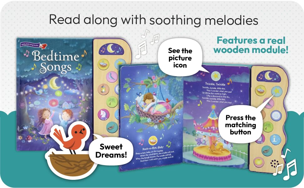 Bedtime Songs: 11-Button Interactive Children's Sound Book (