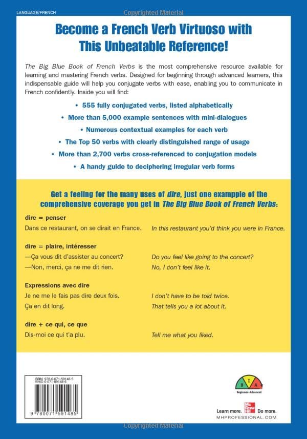 The Big Blue Book of French Verbs, Second Edition
