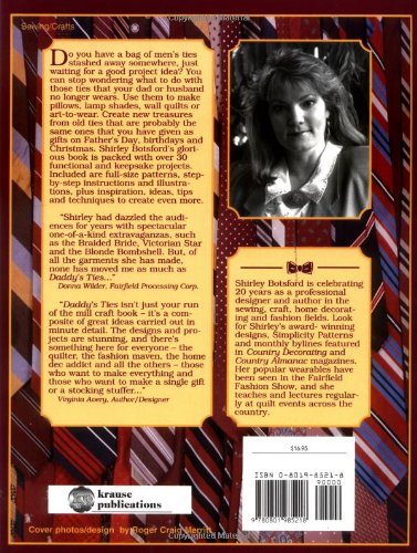 Daddy's Ties — back cover