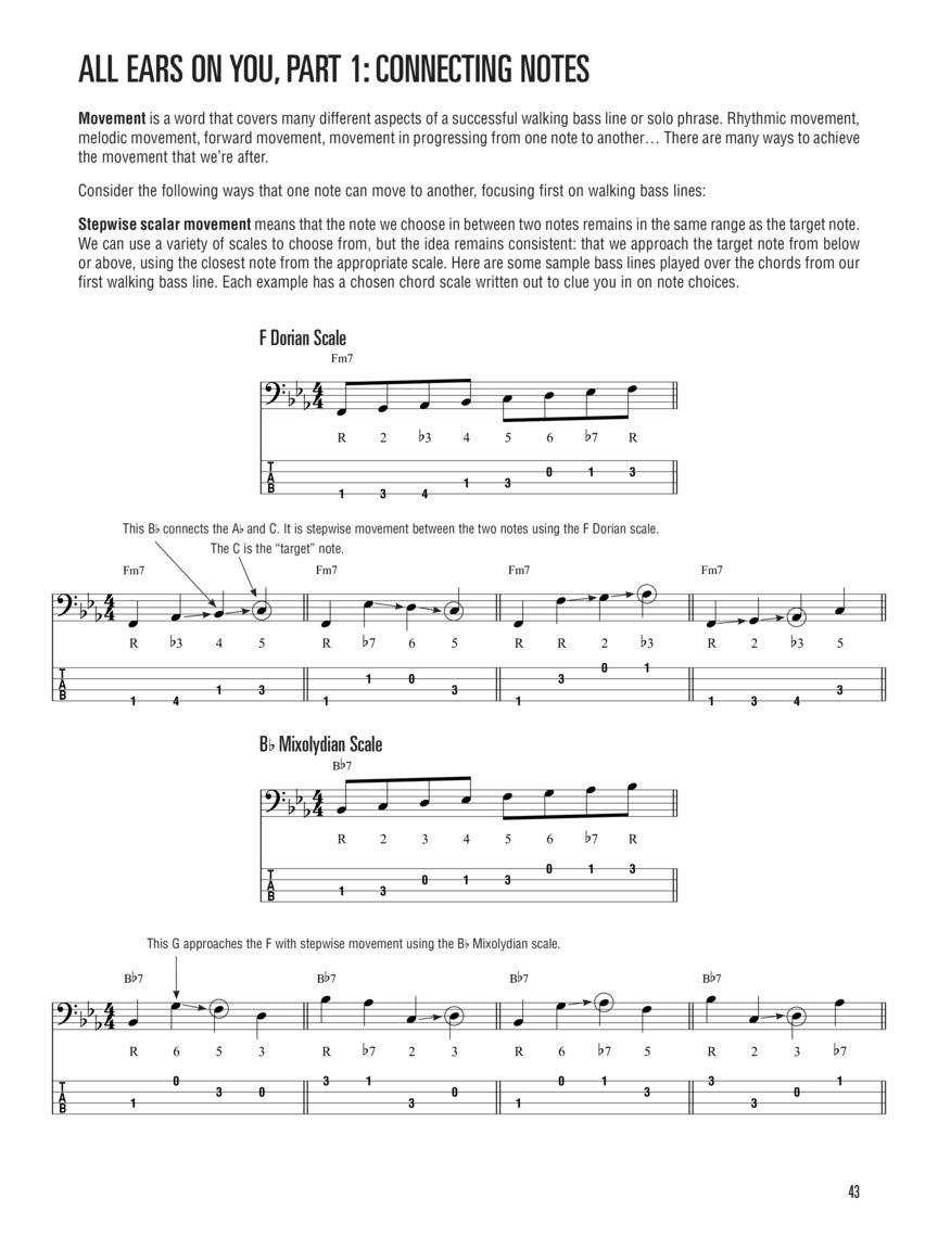 Hal Leonard - Jazz Bass Method for Acoustic and Electric Bass  Learn Walking Bass Lines, Soloing, and Improvisation  Play-Along Audio Tracks  ... by Matthew Rybicki (Hal Leonard Bass Method)
