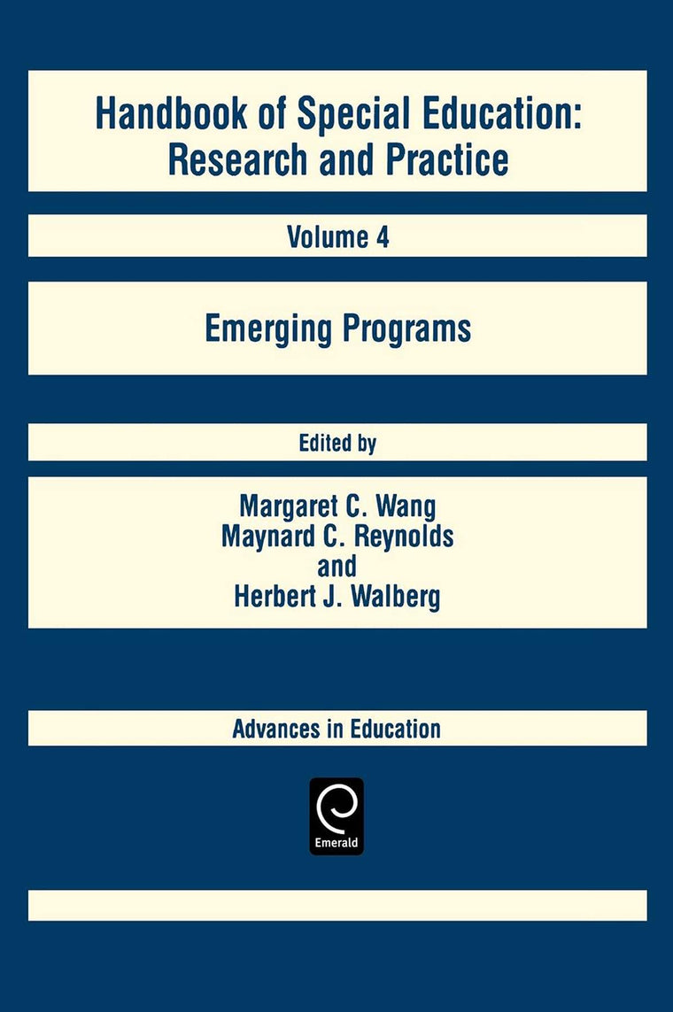 Handbook of Special Education: Research & Practice : Volume 4