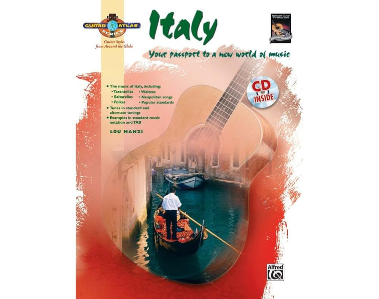 Guitar Atlas Italy: Your passport to a new world of music, Book & CD