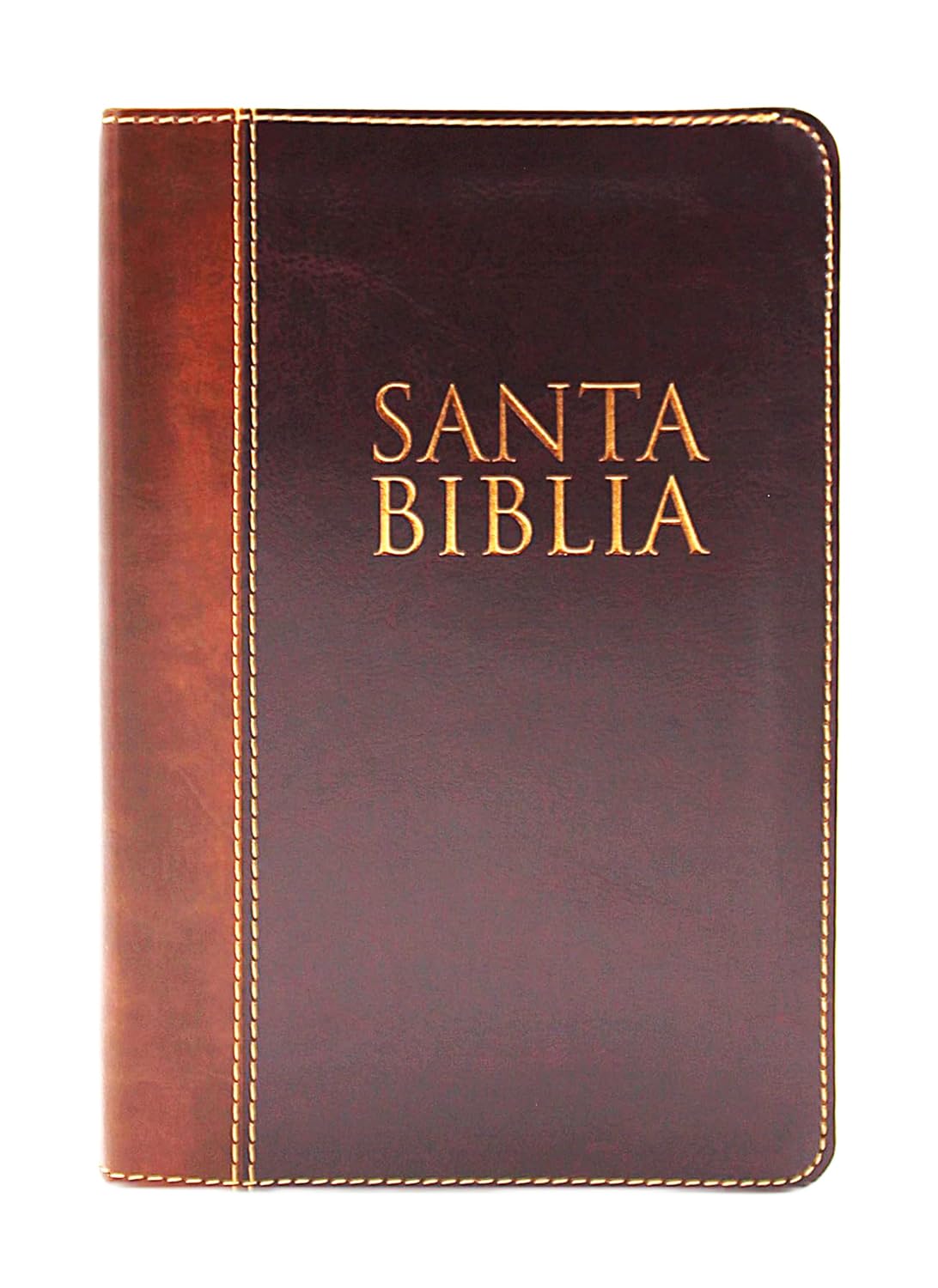 Santa Biblia Reina Valera 1960 Edicion de Lujo Letra Grande tamano manual con fotos e ilustraciones indice caoba / cafe claro (Spanish Edition)