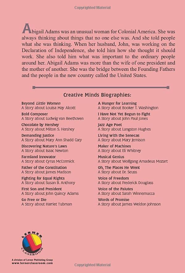 Remember the Ladies: A Story about Abigail Adams (Creative Minds Biographies)