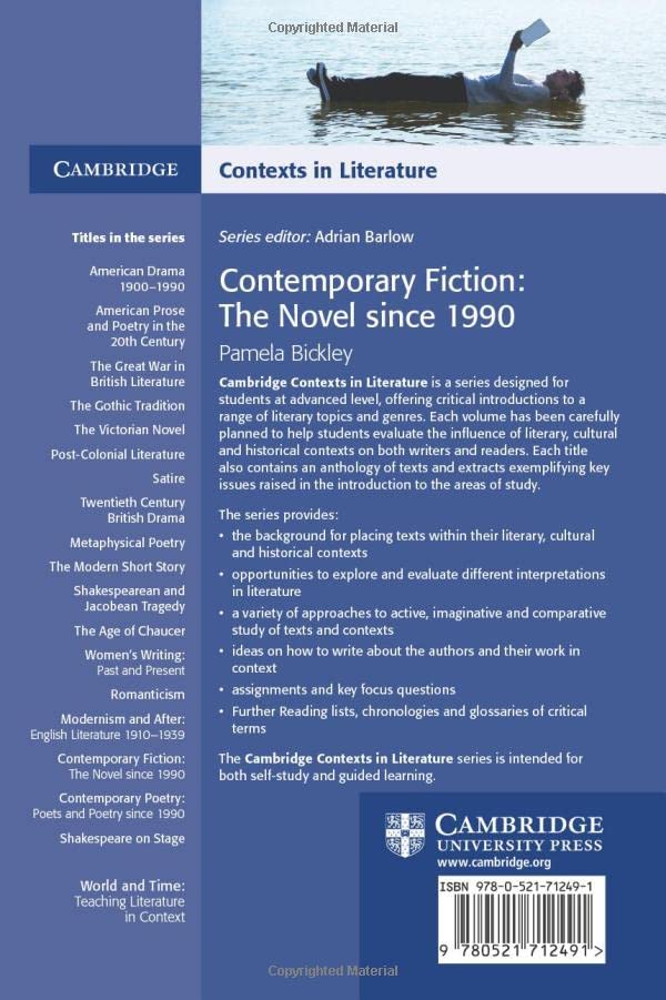 Contemporary Fiction (Cambridge Contexts in Literature)