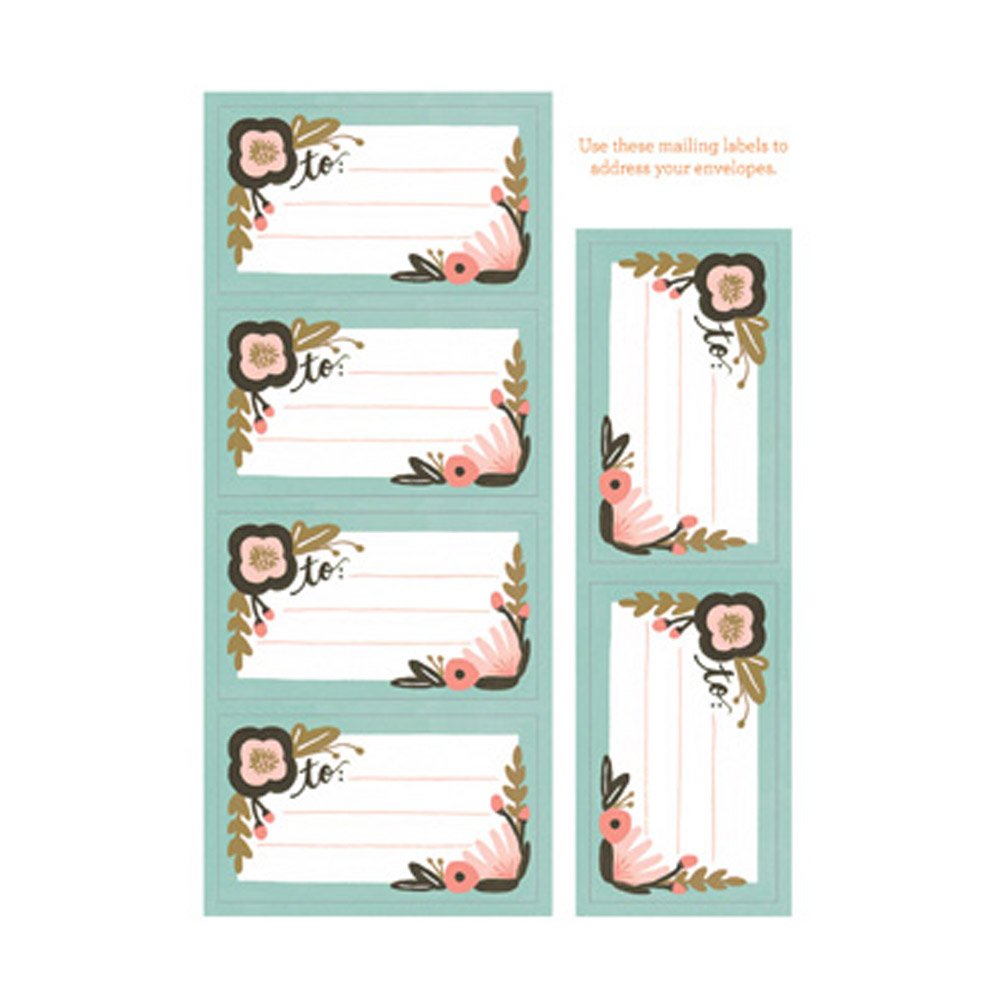 Botanicals Stationery Collection (Rifle Paper Co. Stationery Gift Set, Flower Themed Paper and Envelopes)