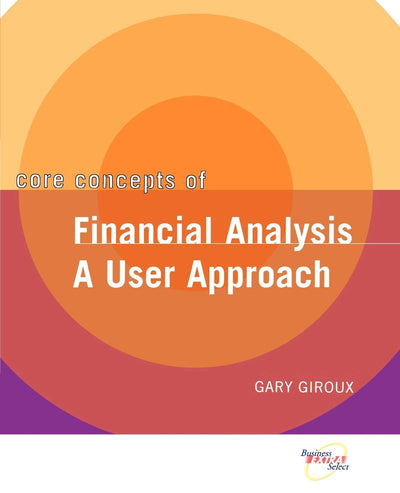 Core Concepts of Financial Analysis: A User Approach