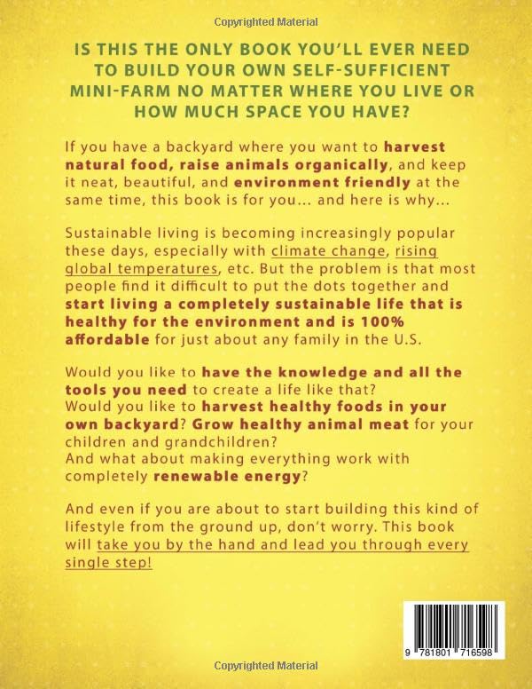 The Ultimate Backyard Homestead Bible: [5 in 1] The Complete Guide to Sustainable Living  Master Your Mini-Farm and Achieve Self-Sufficiency Fast