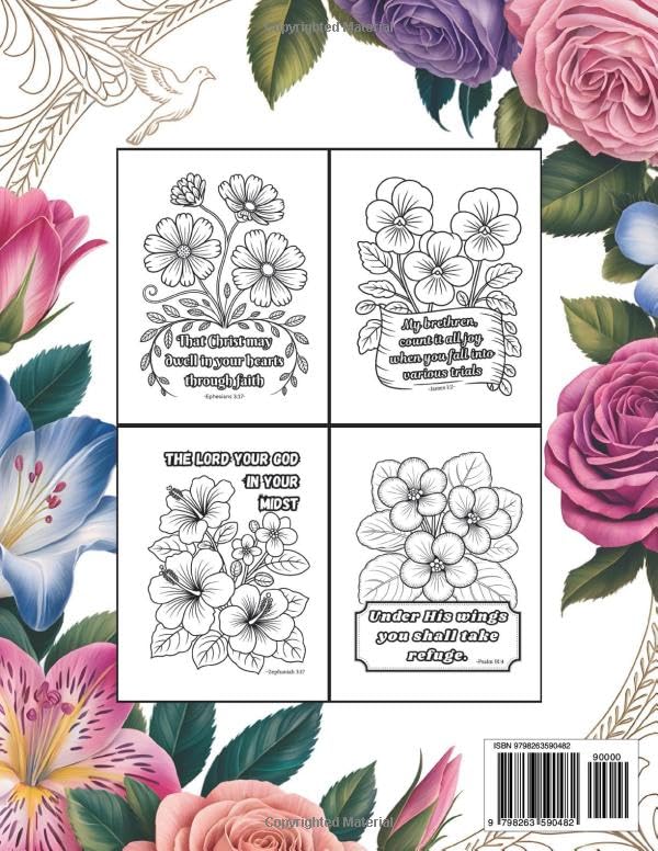 Scripture Coloring Book for Adults: A Christian Coloring Book with Bible Verses
