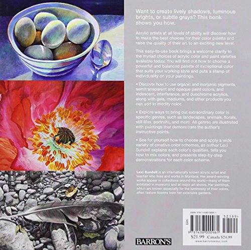 Creating Exceptional Color With Acrylics — back cover