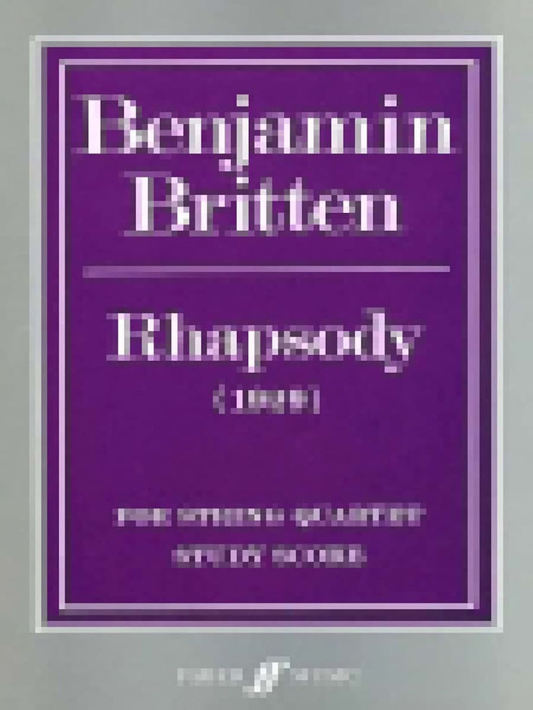 Rhapsody: Study Score (Faber Edition)