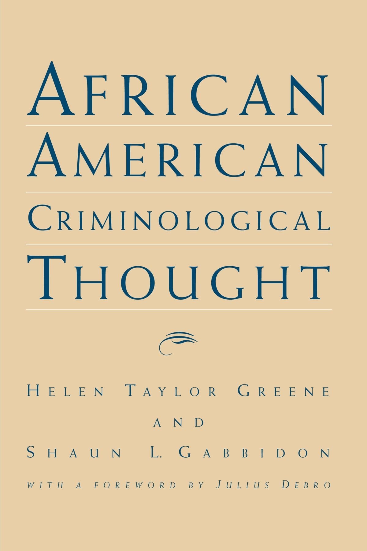 African American Criminological Thought