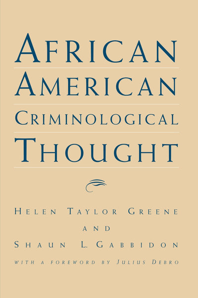 African American Criminological Thought