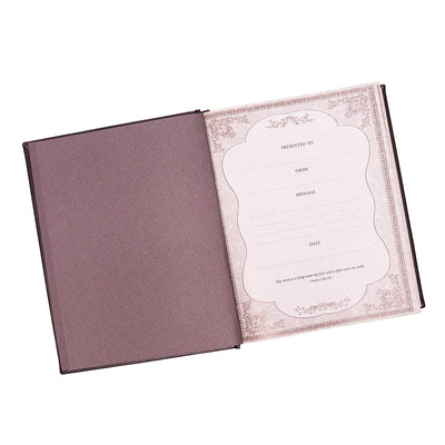 KJV Holy Bible, Classically Illustrated Heirloom Family Bible, Faux Leather Hardcover - Ribbon Markers, King James Version, Dark Brown/Gold (KJV Family Editions)