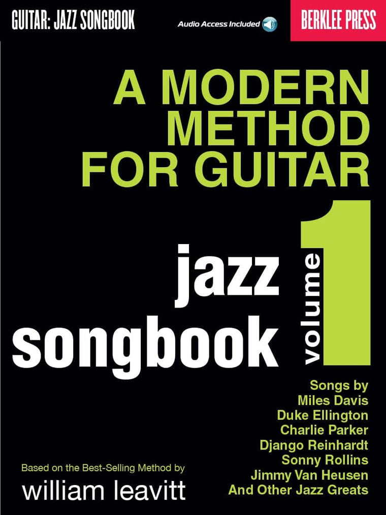 A Modern Method for Guitar - Jazz Songbook, Vol. 1 Book/Online Audio