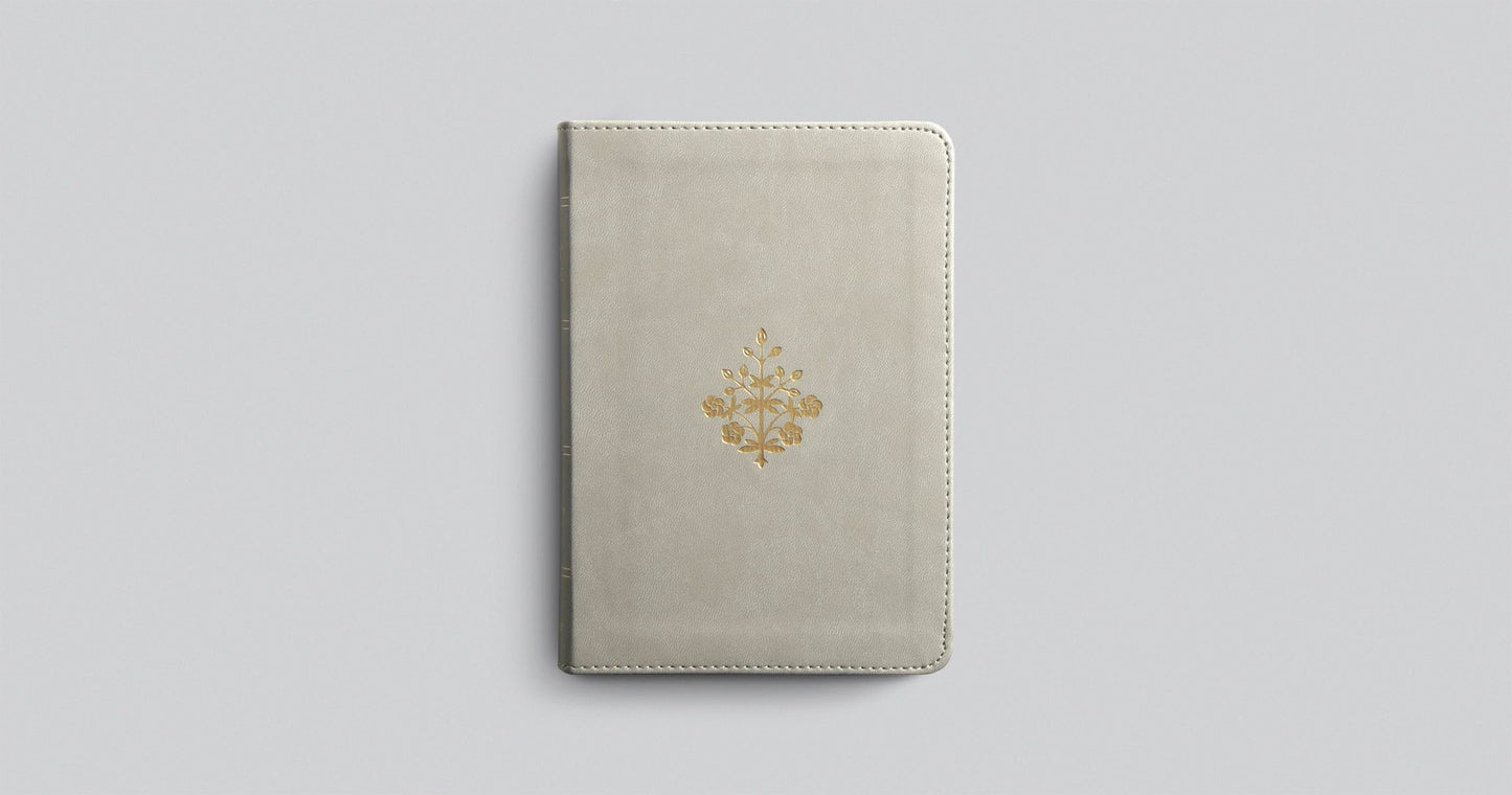 ESV Large Print Compact Bible, Red Letter (TruTone, Stone, Branch Design): Holy Bible, English Standard Version