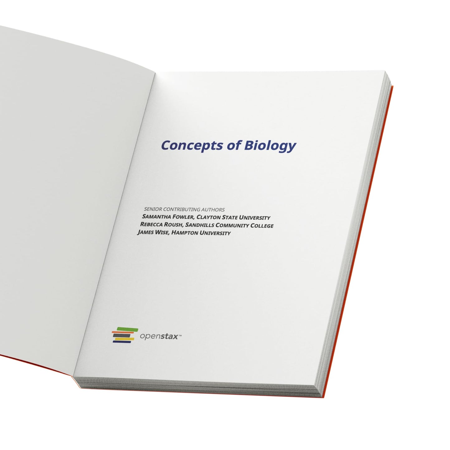 Concepts of Biology by OpenStax (Official Print Version, hardcover, full color)