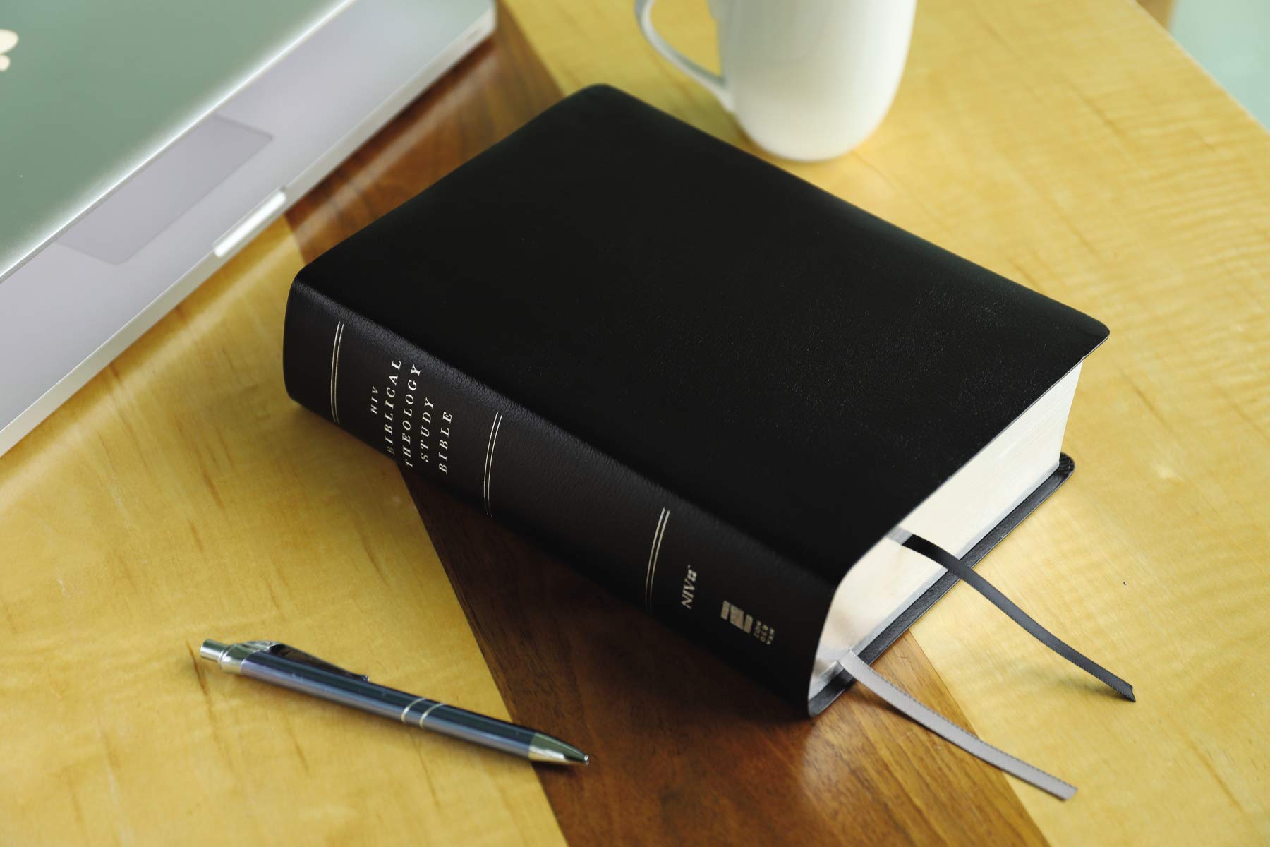 NIV, Biblical Theology Study Bible (Trace the Themes of Scripture), Bonded Leather, Black, Comfort Print: Follow God’s Redemptive Plan as It Unfolds throughout Scripture