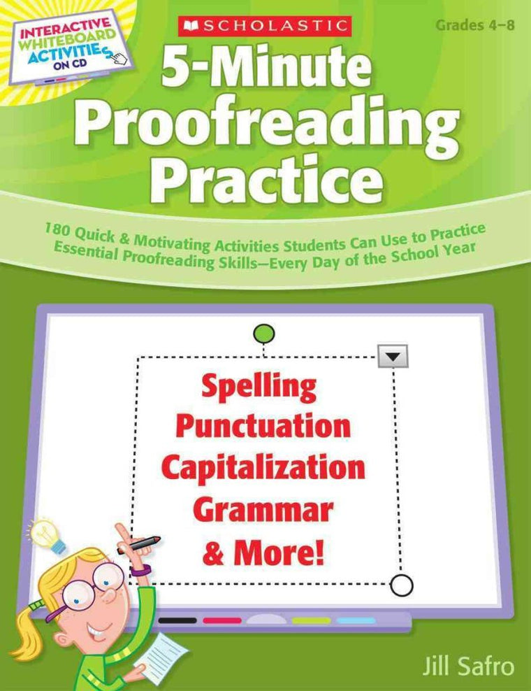Interactive Whiteboard Activities: 5-Minute Proofreading Pra