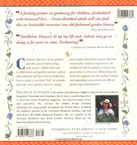 Sunflower Houses: Inspiration From the Garden--A Book for Children and Their Grown-Ups — back cover