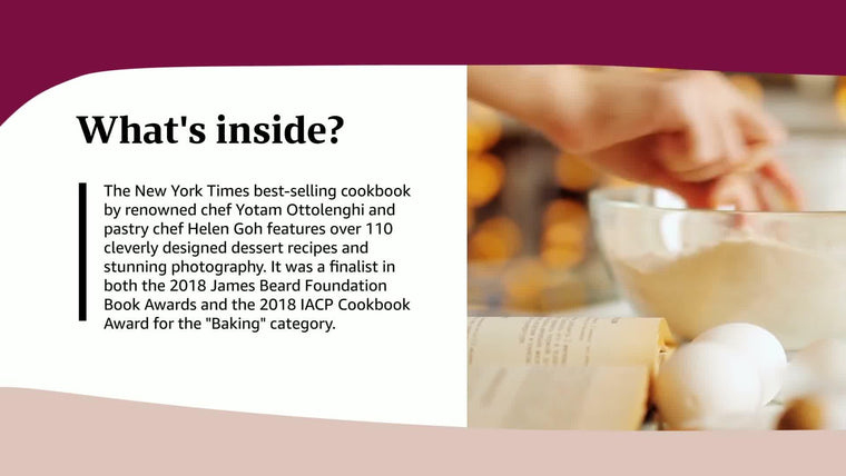 Sweet: Desserts from London's Ottolenghi [A Baking Book] — back cover