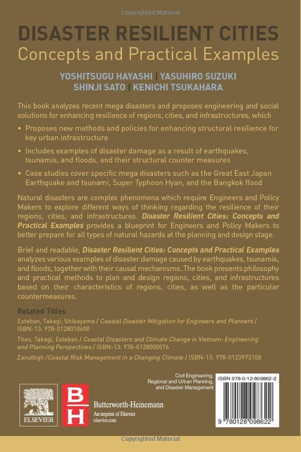 Disaster Resilient Cities: Concepts and Practical Examples