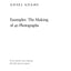 Examples: The Making of 40 Photographs