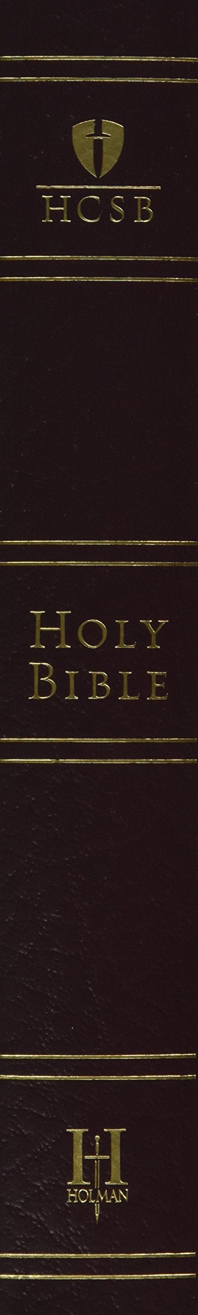 HCSB Gift & Award Bible, Burgundy Imitation Leather