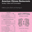 American Chinese Restaurants: Society, Culture and Consumption