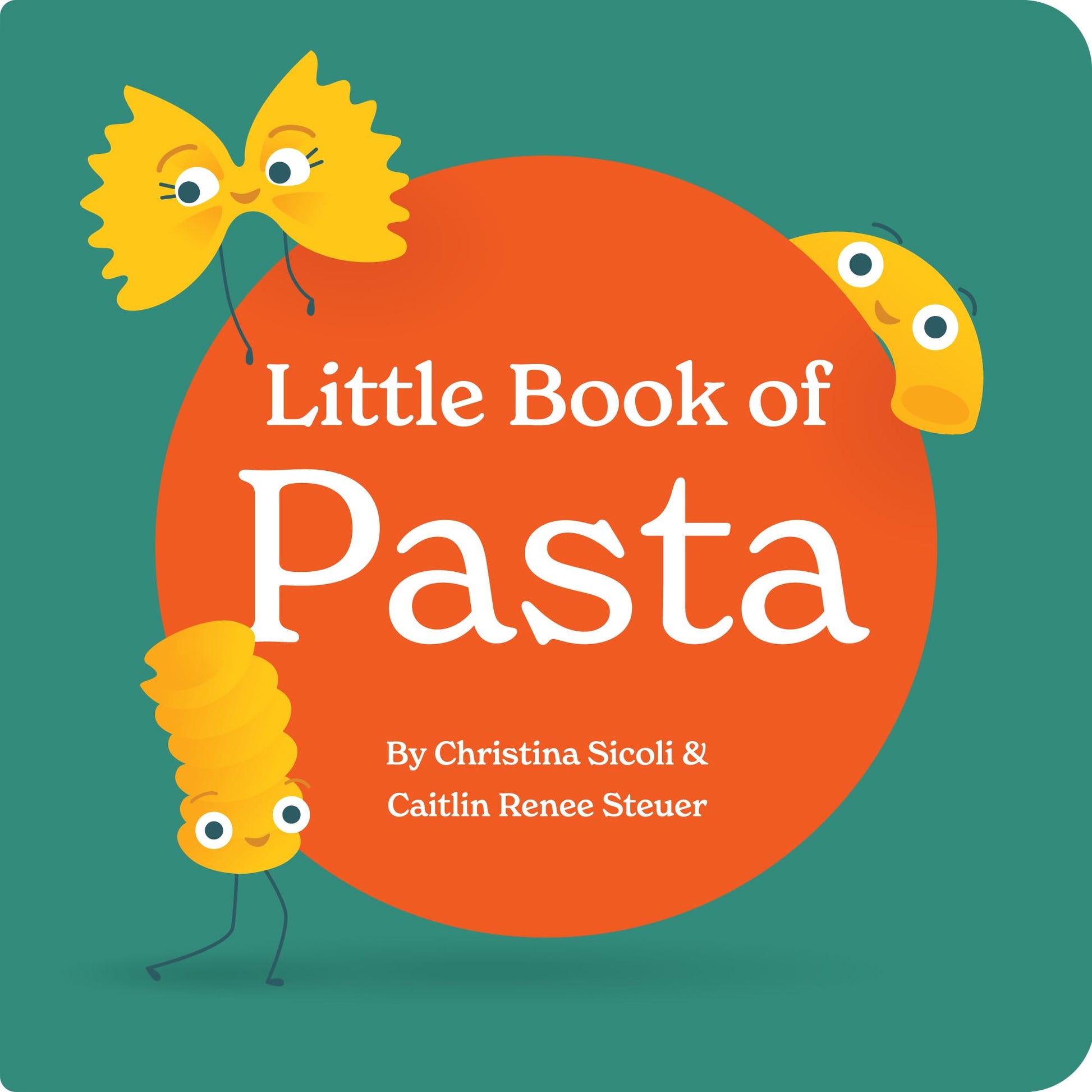 Little Book of Pasta Board Book for Babies and Toddlers about Shapes Read with Phonics and Rhymes Baby Book 0-12 Months Toddler Book Ages 1-4