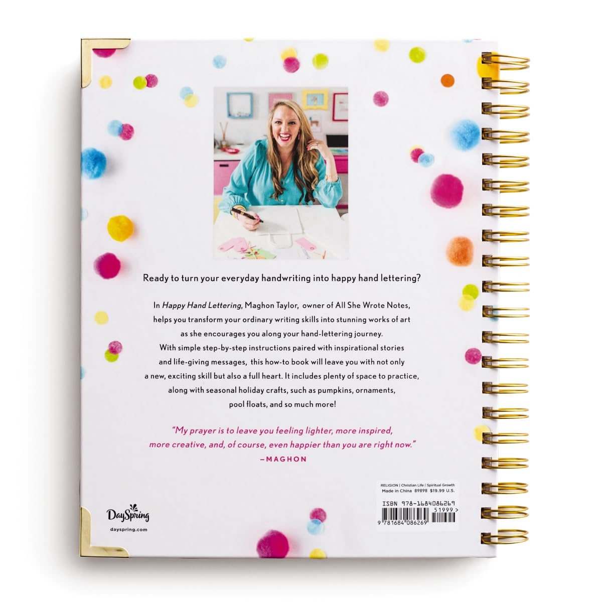 Happy Hand Lettering: An Inspirational Guide for Creating Beautiful Words of Life (Faith Inspired Creativity)