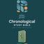 NLT One Year Chronological Study Bible (LeatherLike, Sage Green Mosaic)