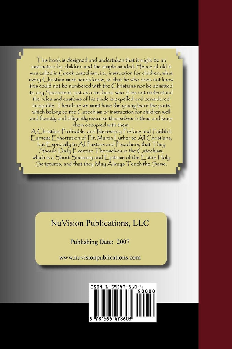 Martin Luther's Large & Small Catechism