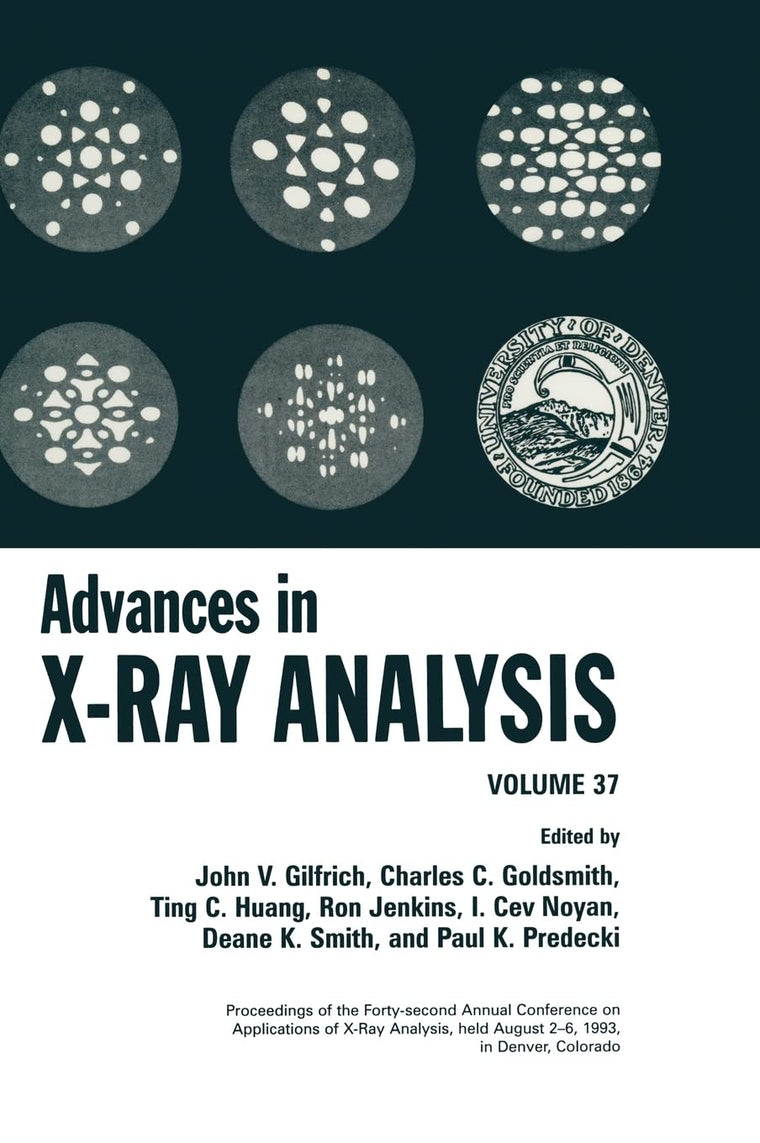 Advances in X-Ray Analysis, Vol. 37