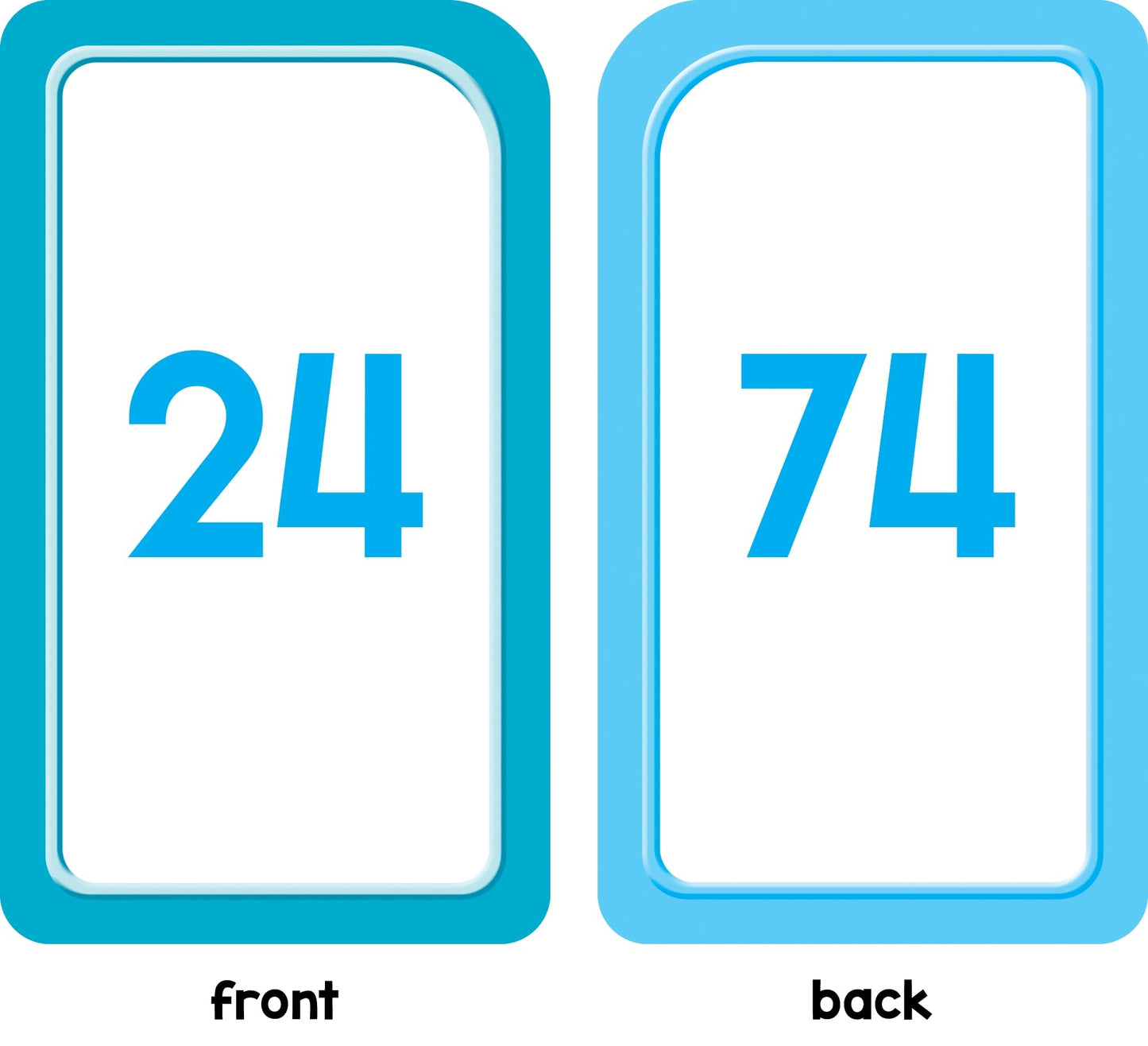 School Zone Numbers 1-100 Flash Cards: 56 Cards for Preschool & Kindergarten, Counting, Even & Odd Numbers, Skip Counting by 2s, 5s, 10s, Early Math Skills, Ages 4+