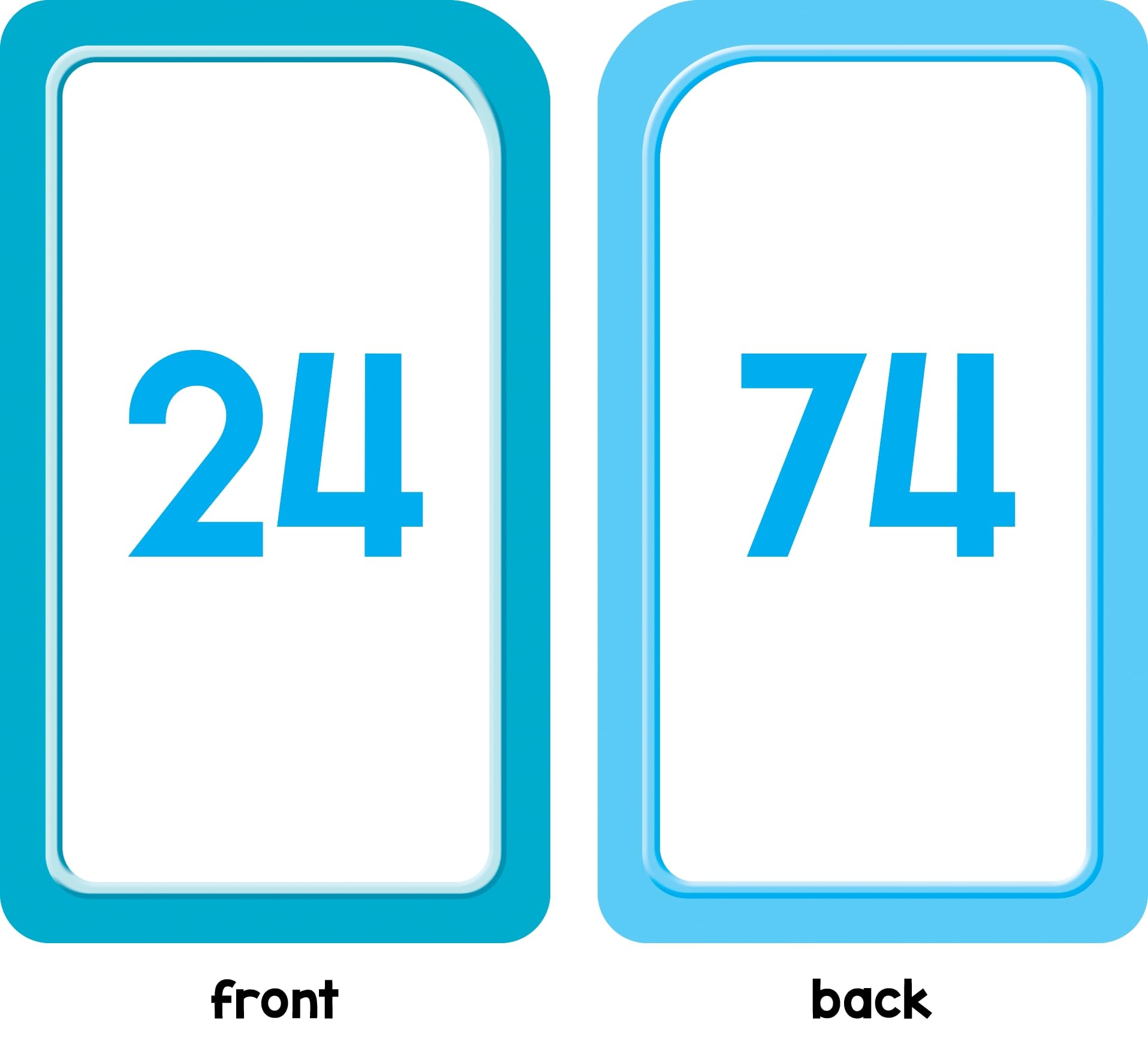 School Zone Numbers 1-100 Flash Cards: 56 Cards for Preschool & Kindergarten, Counting, Even & Odd Numbers, Skip Counting by 2s, 5s, 10s, Early Math Skills, Ages 4+