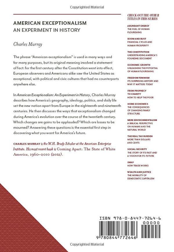 American Exceptionalism: An Experiment in History (Values an