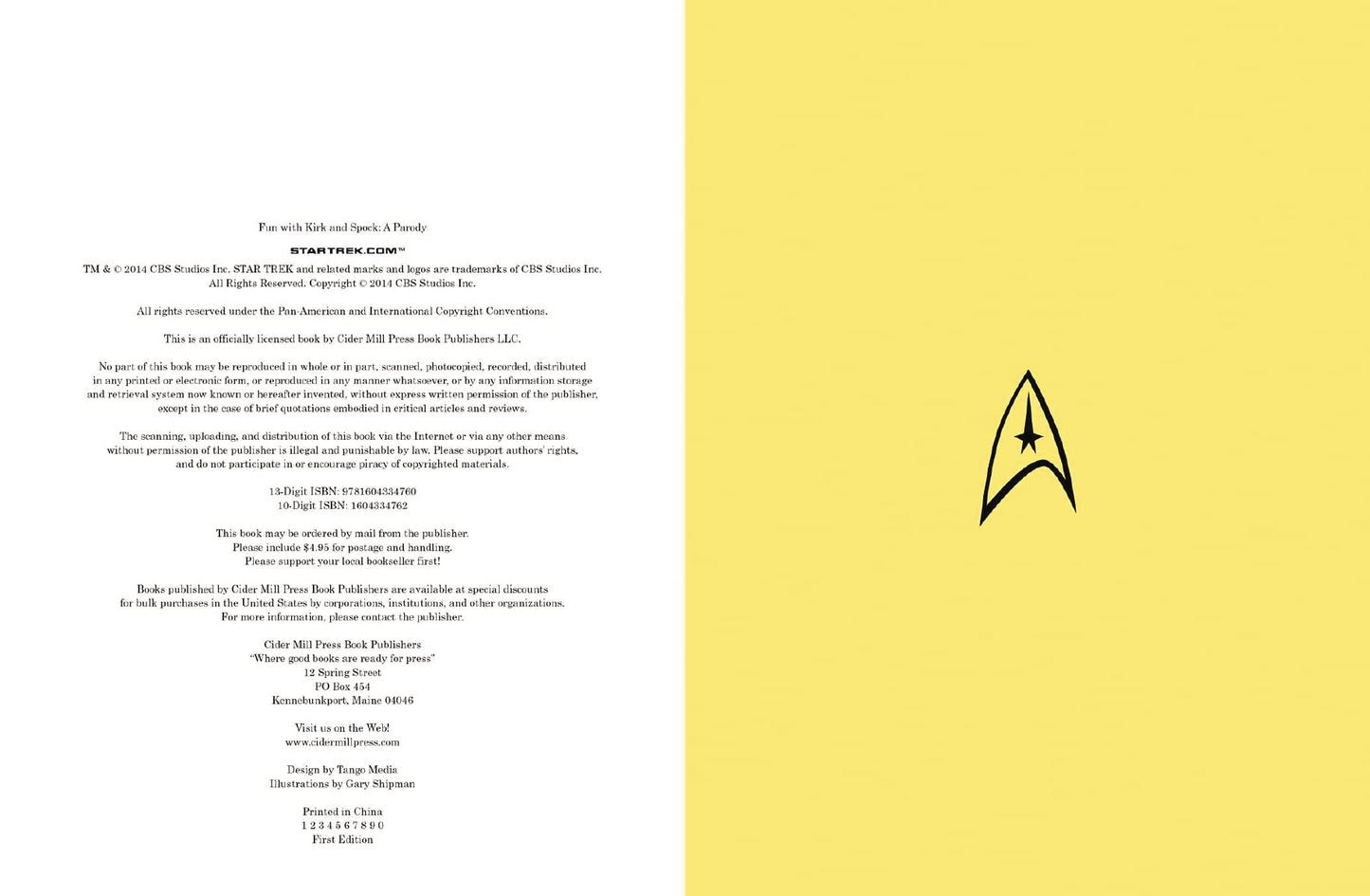 Fun with Kirk and Spock: Watch Kirk and Spock Go Boldly Where No Parody has Gone Before! (Star Trek Gifts, Book for Trekkies, Movie Books, Humor ... Primer for Trekkies) (Star Trek: A Parody)