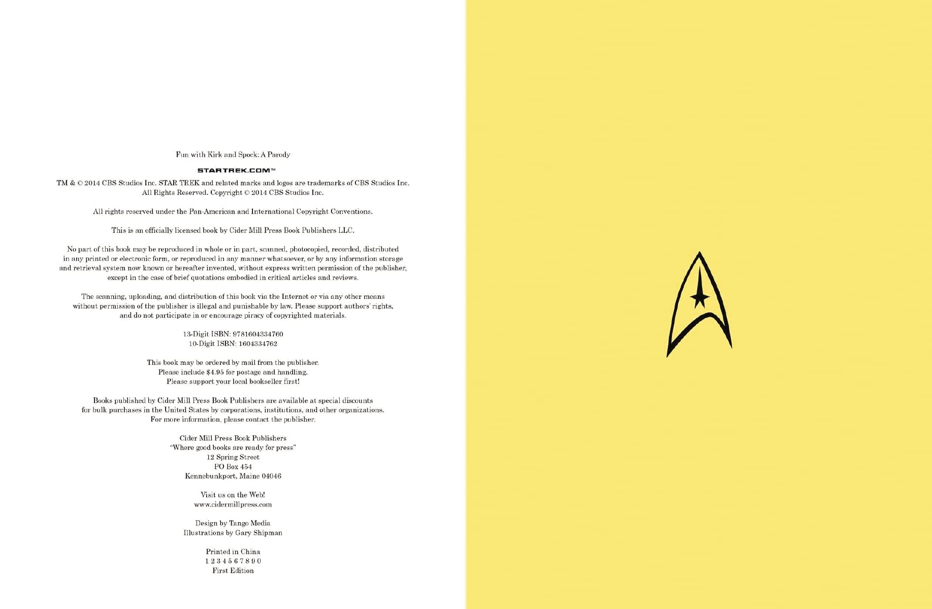 Fun with Kirk and Spock: Watch Kirk and Spock Go Boldly Where No Parody has Gone Before! (Star Trek Gifts, Book for Trekkies, Movie Books, Humor ... Primer for Trekkies) (Star Trek: A Parody)