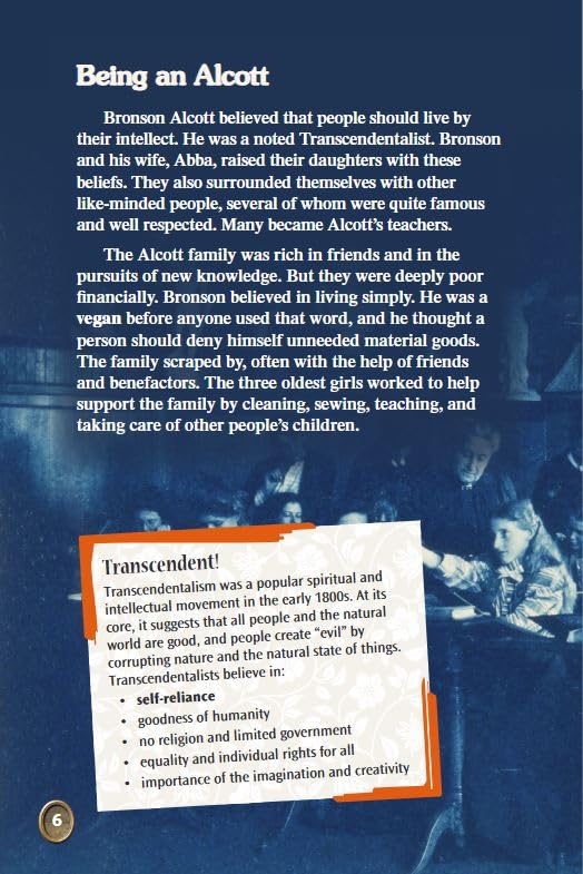 Stepping Into Louisa May Alcott's World (TIME: Informational Text)
