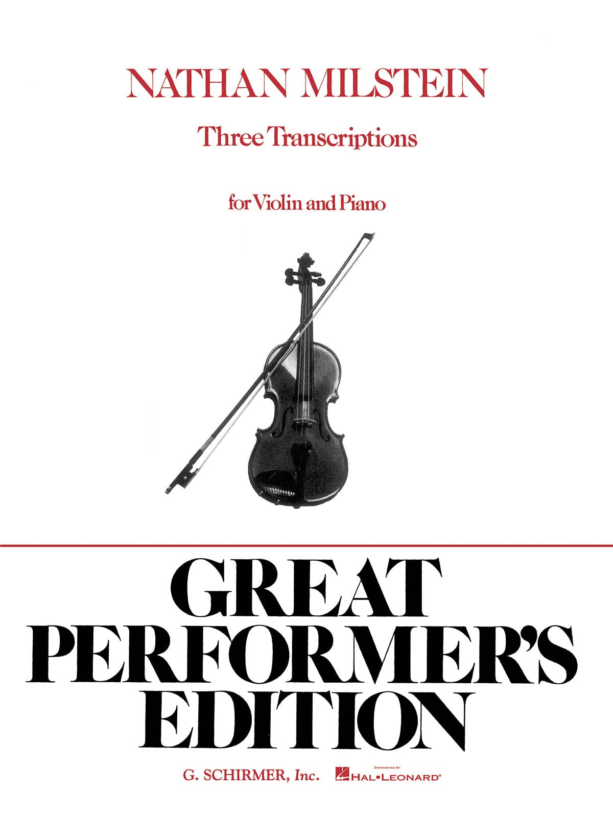 3 Transcriptions: Violin and Piano