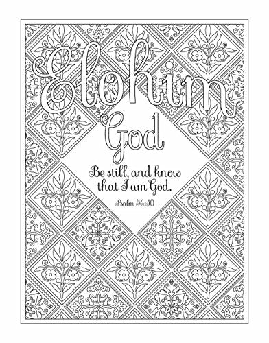 Color the Names of God (Color the Bible) by Michaels, Marie
